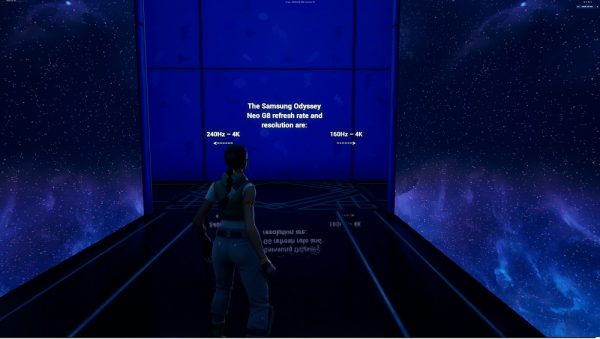 Female avatar in Odyssey Universe Level Ark