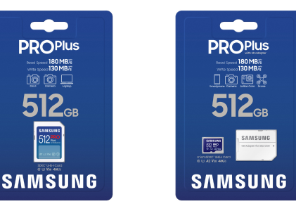 Samsung Announces Improved Speeds for PRO Plus Memory Card Line-Up